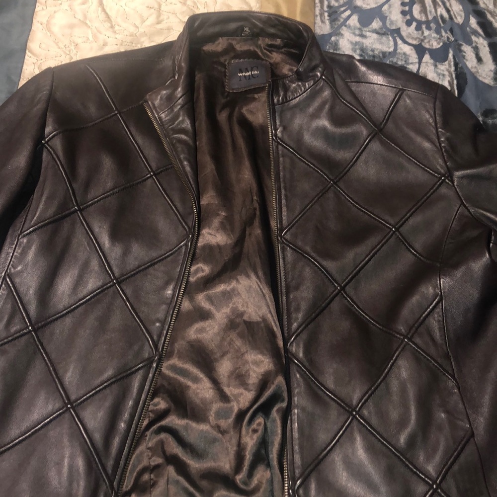 100% Genuine Leather Chocolate Brown Jacket